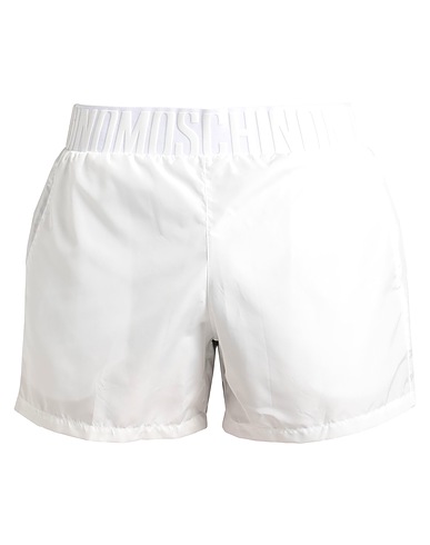 MOSCHINO Swim shorts White 100% Polyester