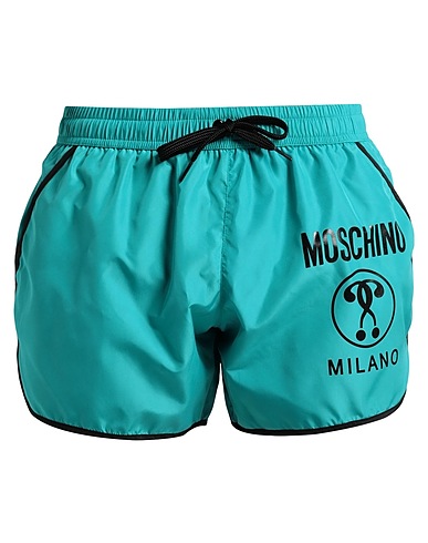 MOSCHINO Μαγιό βερμούδα Πράσινο σμαραγδί 100% Πολυεστέρας