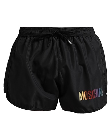 MOSCHINO Swim shorts Black 100% Polyester
