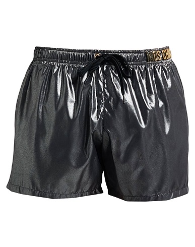 MOSCHINO Swim shorts Charcoal 100% Polyester