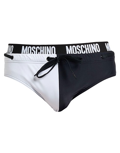 MOSCHINO Swim briefs Black 80% Polyamide, 20% Elastane