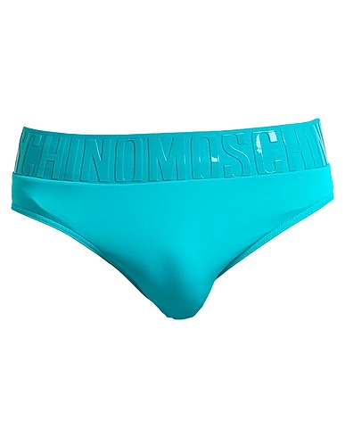 MOSCHINO Swim briefs Turquoise 80% Polyamide, 20% Elastane