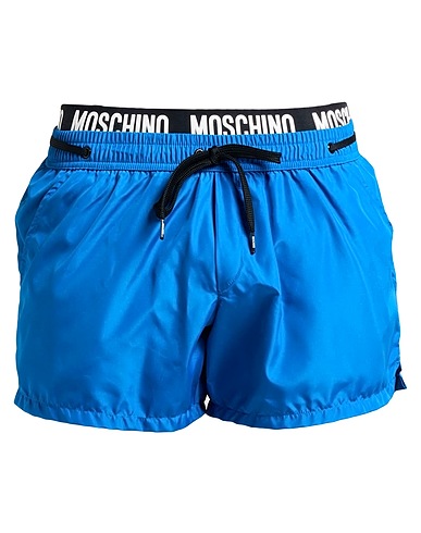 MOSCHINO Шорты для плавания Лазурный 100% Полиэстер, Полиамид, Эластан