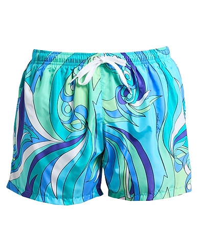 MOSCHINO Swim shorts Sky blue 100% Polyester