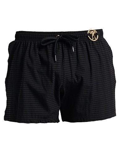 MOSCHINO Swim shorts Black 89% Polyester, 11% Elastane