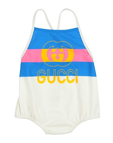 GUCCI One-piece swimsuits Cream 80% Polyamide, 20% Elastane