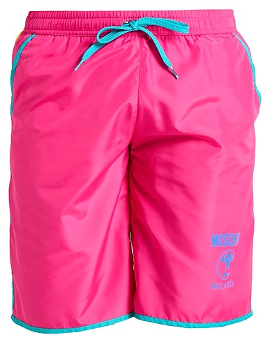MOSCHINO Swim shorts Fuchsia 100% Polyester