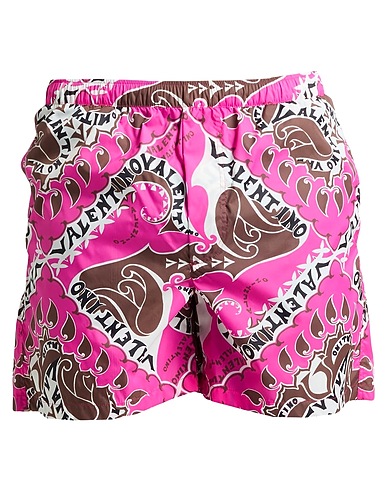 VALENTINO GARAVANI Swim shorts Fuchsia 100% Polyamide