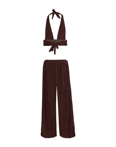 AKOIA SWIM Cover-ups Chocolate brown 100% Cotton