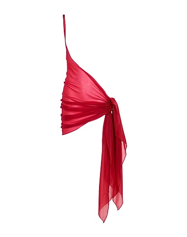 MUGLER Cover-ups Brick red 90% Polyamide, 10% Elastane