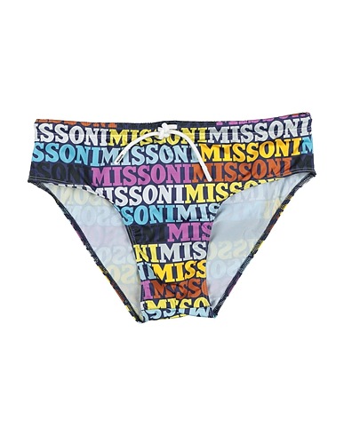 MISSONI KIDS Swim briefs Navy blue 78% Polyester, 22% Elastane