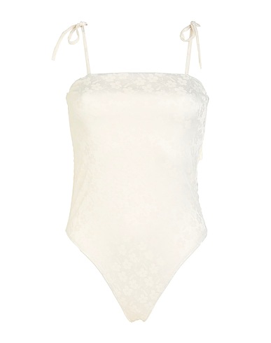 LE PETIT TROU One-piece swimsuits Ivory 92% Recycled polyester, 8% Elastane