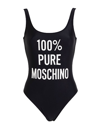 MOSCHINO One-piece swimsuits Black 80% Polyamide, 20% Elastane