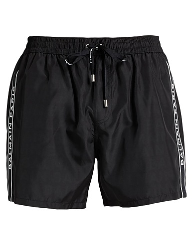 BALMAIN Boxer mare Nero 100% Poliestere