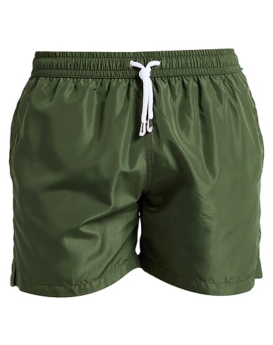 FRANZESE COLLECTION Swim shorts Military green 100% Polyester