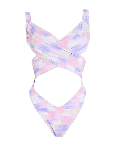 REINA OLGA One-piece swimsuits Lilac 78% Polyamide, 22% Elastane