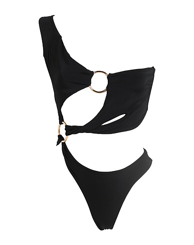 LOUISA BALLOU Badeanzug Schwarz 78% Recyceltes Polyester, 22% Elastan