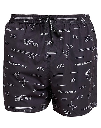 ARMANI EXCHANGE Shorts de bain Noir 100% Polyester