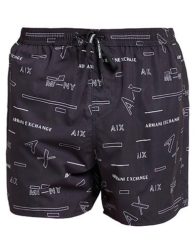 ARMANI EXCHANGE Shorts de bain NERO 100% Polyester