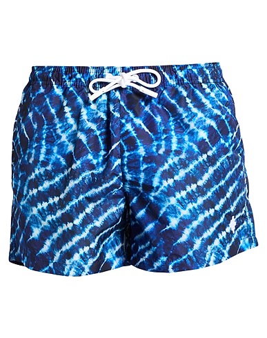 MARCELO BURLON Swim shorts Midnight blue 100% Polyester
