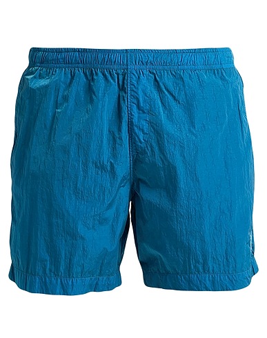 C.P. COMPANY Swim shorts Deep teal 100% Polyamide, Cotton
