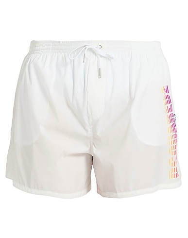 DSQUARED2 Boxer BEACHWEAR Weiß 95% Polyester, 5% Elastan