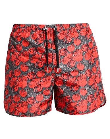 NEIL BARRETT Swim shorts Lead 100% Polyester