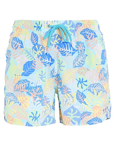 GANT Swim shorts Light green 100% Recycled polyester