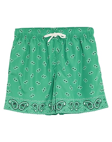 PALM ANGELS Swim shorts Green 100% Polyester