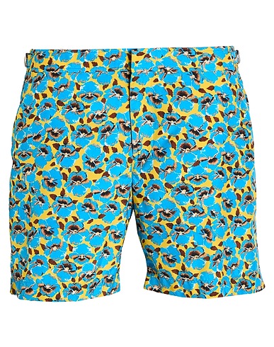 ORLEBAR BROWN Swim shorts Yellow 100% Polyester