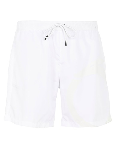 TRUSSARDI Boxer mare Bianco 100% Poliestere