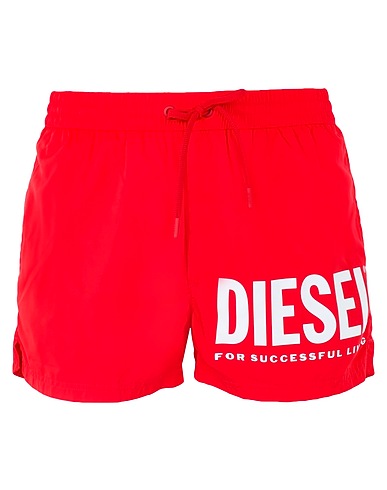 DIESEL Boxer mare Rosso 100% Poliestere