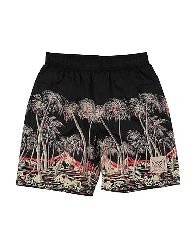 N°21 Swim shorts Black 100% Polyester