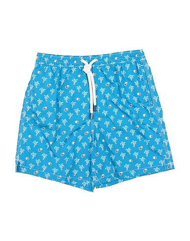 FEDELI Shorts de bain Bleu d'azur 100% PES - Polyethersulfone