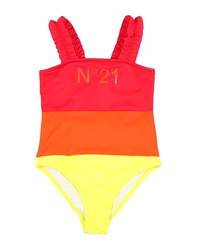 N°21 One-piece swimsuits Red 80% Polyamide, 20% Elastane