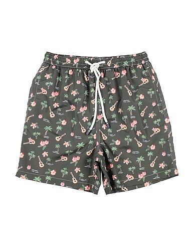 FEDELI Swim shorts Dark green 100% PES