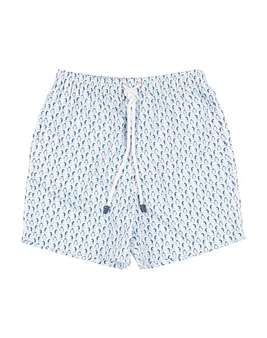 FEDELI Swim shorts White 100% Polyester