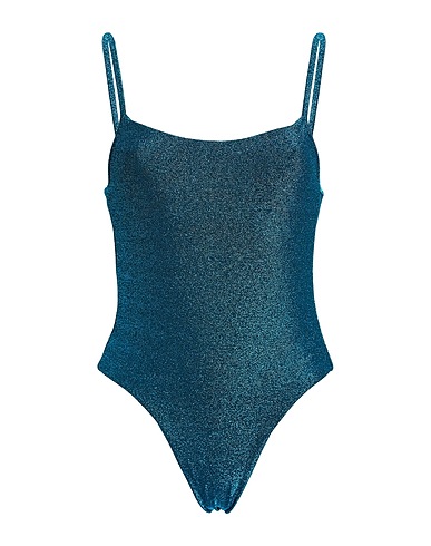 WEILI ZHENG Costume intero Verde petrolio 65% Poliammide, 30% Fibra di metallo, 5% Elastan