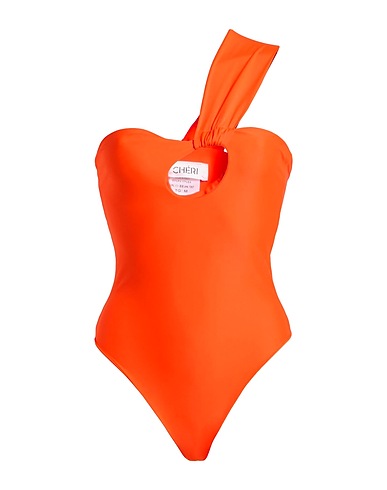 CHÉRI One-piece swimsuits Orange 83% Polyamide, 17% Elastane
