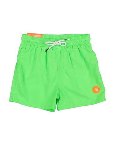 SUNS BOARDS Swim shorts Lime green 100% Polyester