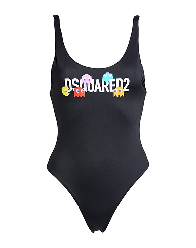 DSQUARED2 Badeanzug Schwarz 80% Polyamid, 20% Elastan