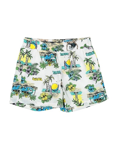 DIESEL Swim shorts White 100% Polyester