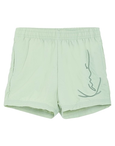 KARL KANI Swim shorts Light green 100% Polyamide
