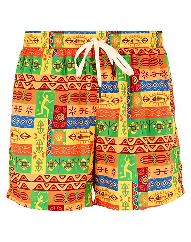 NOS BEACHWEAR Boxer mare Arancione 100% Poliestere
