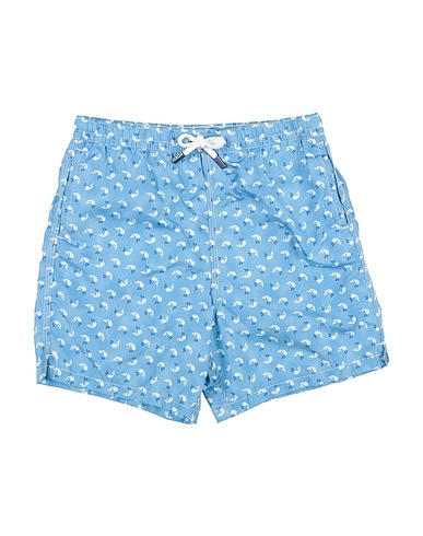 FEDELI Swim shorts Light blue 100% Polyester