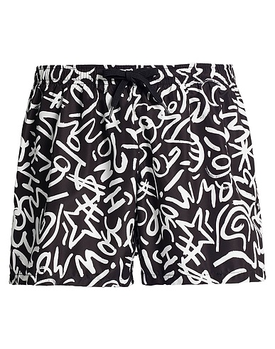 MOSCHINO Swim shorts Black 100% Polyester