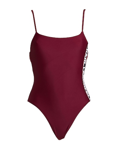 KARL LAGERFELD One-piece swimsuits Plum 78% Recycled polyamide, 22% Elastane