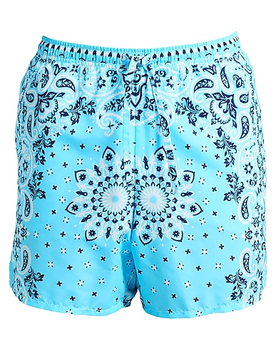 MC2 SAINT BARTH Swim shorts AZZURRO 100% Recycled polyester