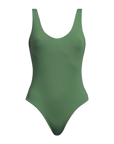 FISICO Costume intero Verde militare 86% Poliammide, 14% Elastan
