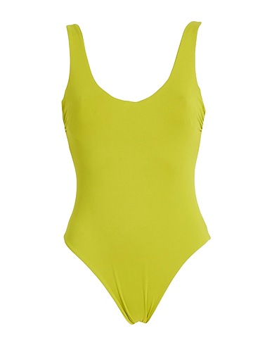FISICO Costume intero Verde lime 86% Poliammide, 14% Elastan